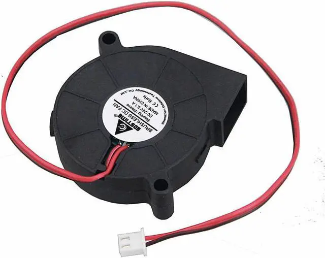 Alt view image 3 of 6 - 1 Piece DC 24V 50mm x 15mm 2Pin Centrifugal Blower Fan PC Cooling Turbo Cooler 5cm 5015 Bearing Air Fan 4500RMP