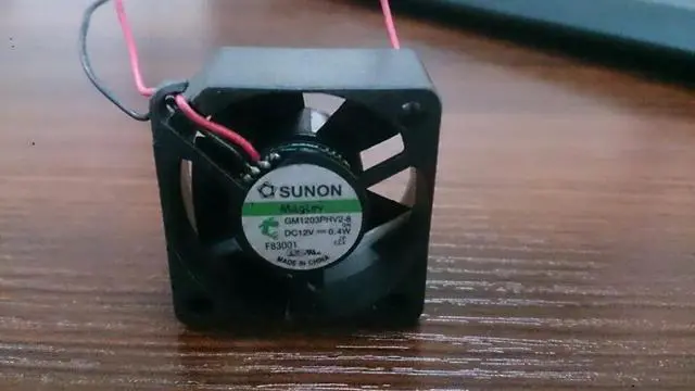 Alt view image 2 of 4 - 3015 12V 0.4W GM1203PHV2 8 2 wire cooling fan