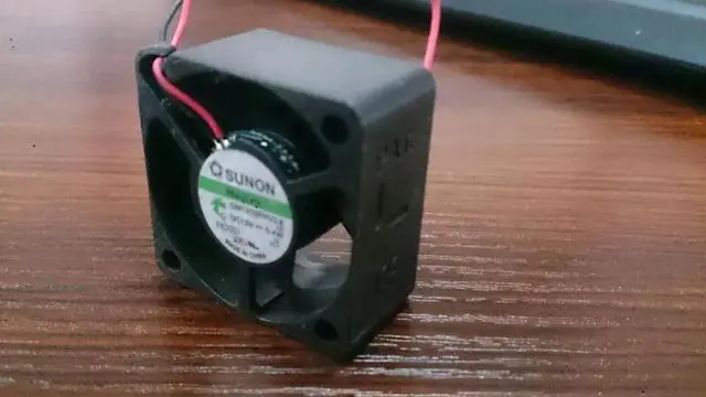 Alt view image 4 of 4 - 3015 12V 0.4W GM1203PHV2 8 2 wire cooling fan