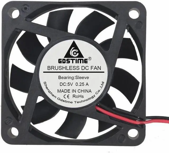 Alt view image 3 of 6 - 1 Piece DC 5V USB 6cm 60x60x15mm Brushless Computer PC Case USB Connector Cooling Cooler Fan 60mm x 15mm 6015
