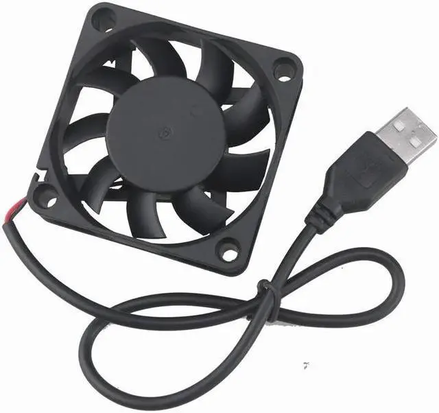 Alt view image 4 of 6 - 1 Piece DC 5V USB 6cm 60x60x15mm Brushless Computer PC Case USB Connector Cooling Cooler Fan 60mm x 15mm 6015