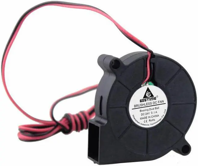 Main image of 1 PCS 24V 3D Printer 50x50x15mm DC Cooling Blower Fan 50mm x 15mm Dual Ball Bearing 1Meter Wire Brushless Radiator 5015