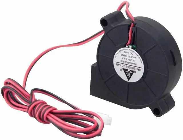 Alt view image 3 of 6 - 1 PCS 24V 3D Printer 50x50x15mm DC Cooling Blower Fan 50mm x 15mm Dual Ball Bearing 1Meter Wire Brushless Radiator 5015
