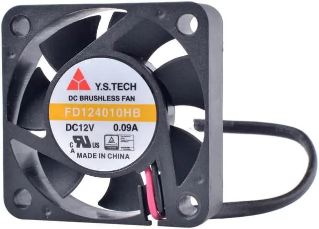 Alt view image 2 of 4 - FD124010HB 4cm 40mm fan 4010 40x40x10mm 12V 0.09A Double ball bearing silent cooling fan