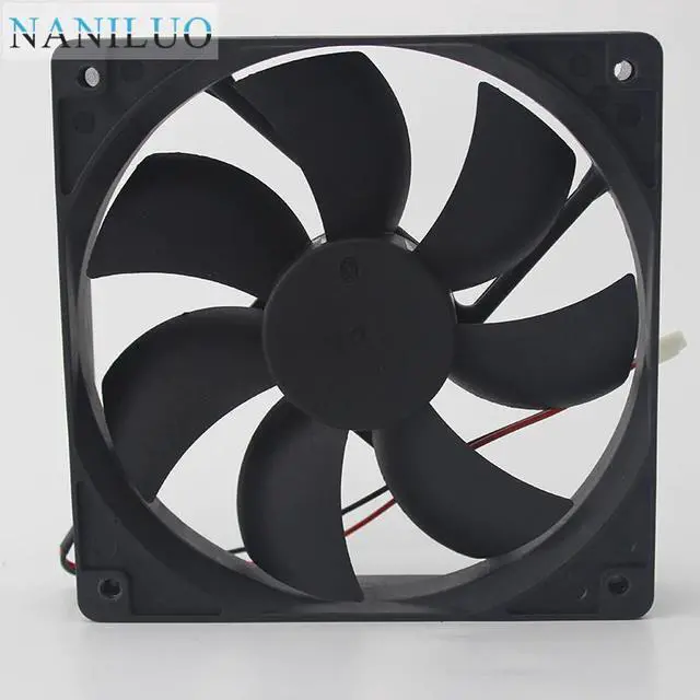 Alt view image 2 of 3 - Silent Computer Cooler Quiet 120x120x25mm 12V 2 Pin 12cm PC Case 120mm DC Cooling Fan