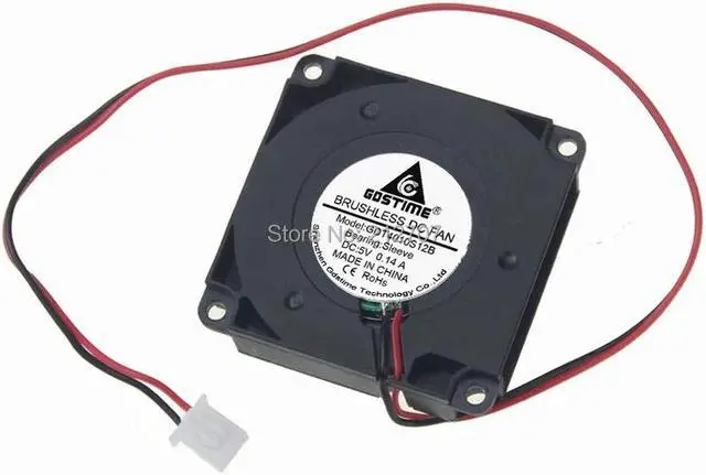 Alt view image 6 of 6 - 2PCS Turbo Fan Blower Cooling Fan 4010 DC 5V 40mm x 40mm x 10mm for 3D Printer