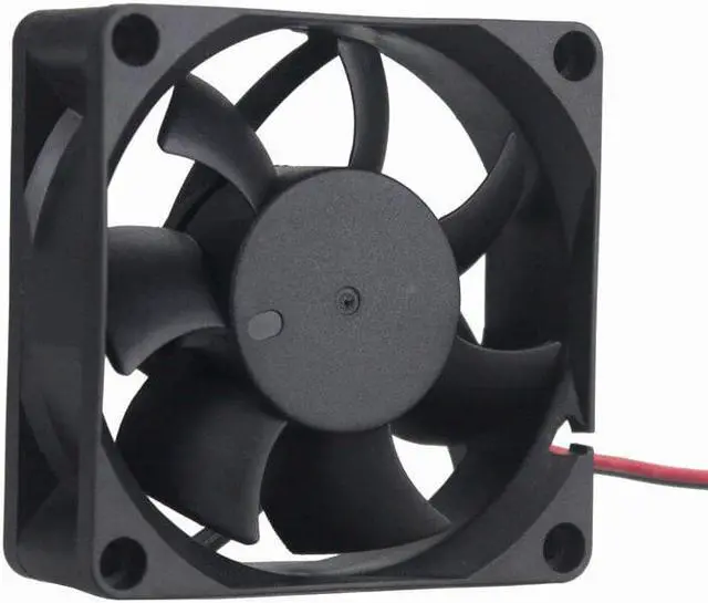 Alt view image 3 of 6 - 2 Pcs 2Pin 70mm x 25mm PC Case Cooling Fan 12V Computer Case Cooler 70x70x25mm DC Brushless Cooling Fan 7cm 7025s