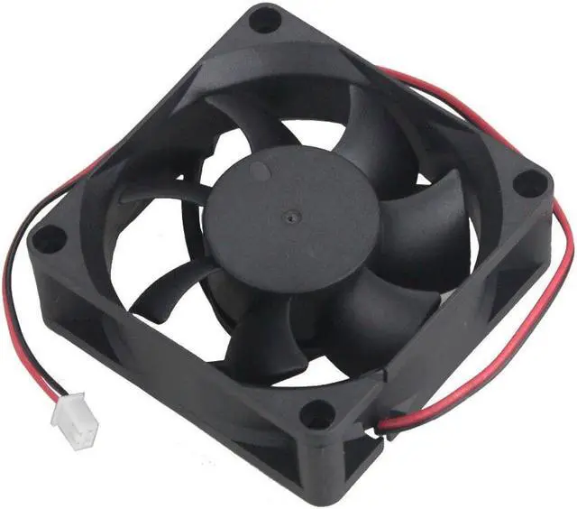 Alt view image 5 of 6 - 2 Pcs 2Pin 70mm x 25mm PC Case Cooling Fan 12V Computer Case Cooler 70x70x25mm DC Brushless Cooling Fan 7cm 7025s