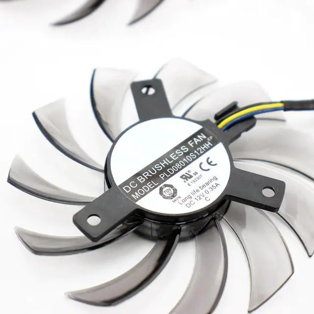 Alt view image 3 of 4 - 75MM PLD08010S12HH R9 290 R9 380X Cooler Fan For Gigabyte GTX960 GTX970 GTX 980 760 670 580 7950 Graphics Card Cooling Fan