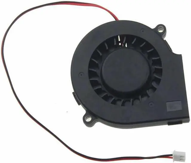 Alt view image 2 of 6 - 2 pcs 75mm x 15mm Brushless 12 V 2Pin DC Cooling Blower Fan 7515 7cm 75x15mm 7.5cm