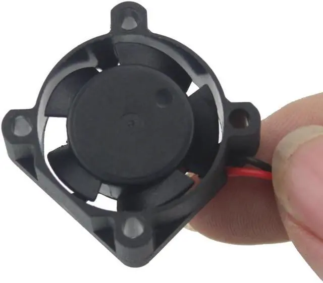 Alt view image 6 of 6 - 5 pcs 25mm x 10mm DC Fan 5V 25x25mm PC Chipset Heatsink Cooling Fan Small Radiator Cooler 2 Pin Two Wire 2510