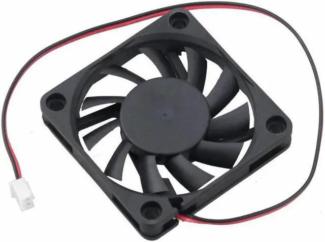 Alt view image 2 of 6 - 5 Pieces 60x60x10mm 6010 Computer Cooler 12V 2Pin DC Brushless Cooling Fan 60mm PC CPU VGA Heatsink Cooler 6cm