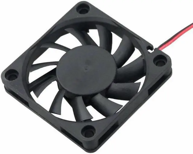 Alt view image 4 of 6 - 5 Pieces 60x60x10mm 6010 Computer Cooler 12V 2Pin DC Brushless Cooling Fan 60mm PC CPU VGA Heatsink Cooler 6cm