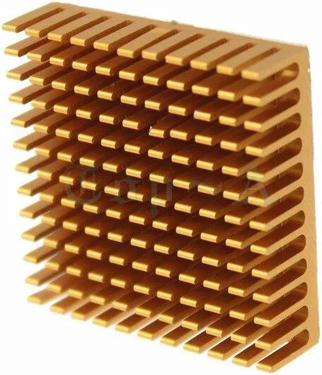 Alt view image 4 of 6 - 10 pcs Aluminum Heatsink 40mm x 11mm Cooling Fan Heat sink Radiator for LED Power Memory Chip IC Transistor 40X40X11mm