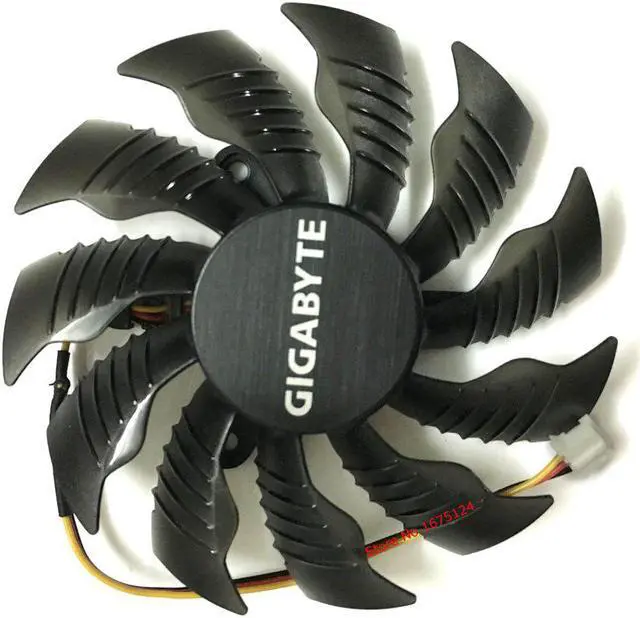 Alt view image 4 of 6 - computer GPU radiator VGA Cooler fan For GIGABYTE GTX960 GTX 970 MINI ITX graphics card cooling (PLA09215S12H 85MM 3Pin)
