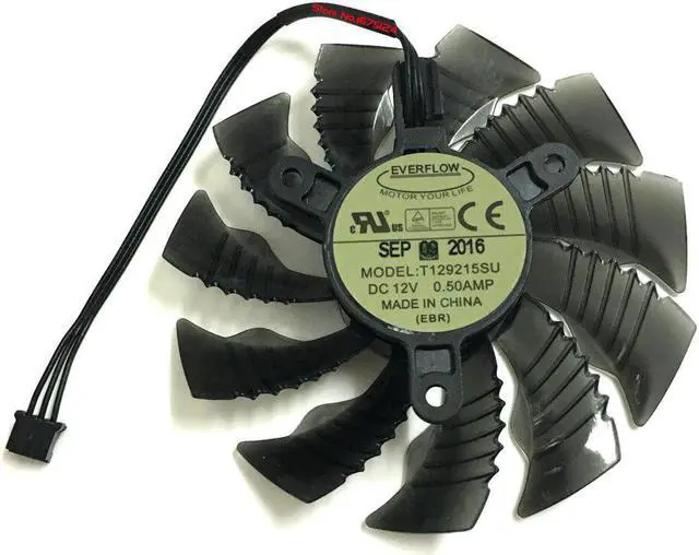 Alt view image 5 of 6 - computer GPU radiator VGA Cooler fan For GIGABYTE GTX960 GTX 970 MINI ITX graphics card cooling (PLA09215S12H 85MM 3Pin)