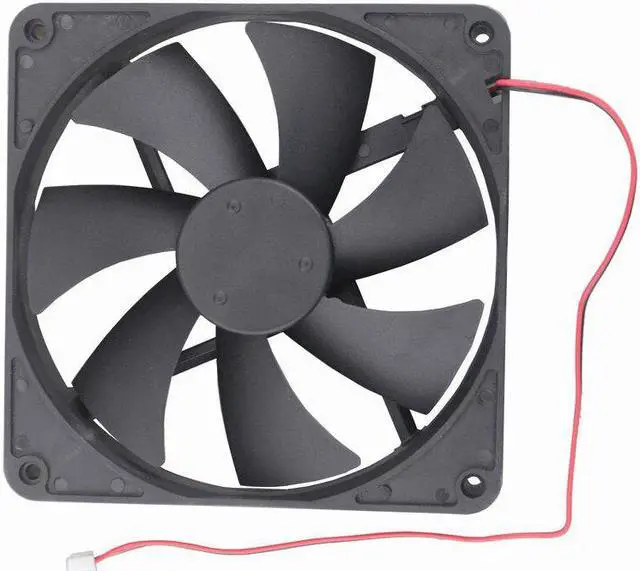 Alt view image 2 of 6 - 2 pcs 2Pin 14cm 140x140mm 5.5 inch 12V Brushless DC Fan Computer PC Case Cooler Cooling Radiator 140mm x 25mm