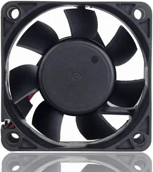 Alt view image 4 of 6 - 5 Pcs 6cm 60mm x 25mm Silent DC Brushless Cooling Fan 12V PC Computer Case 6025 Motor Cooler 60x60mm 12 Volt 2 Pin