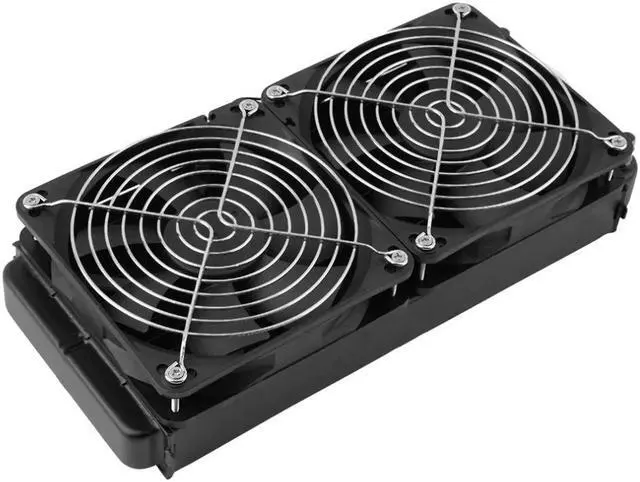 Main image of Aluminum 240mm Water Cooling cooled Row Heat Exchanger Radiator Fan for CPU PC Wholesale