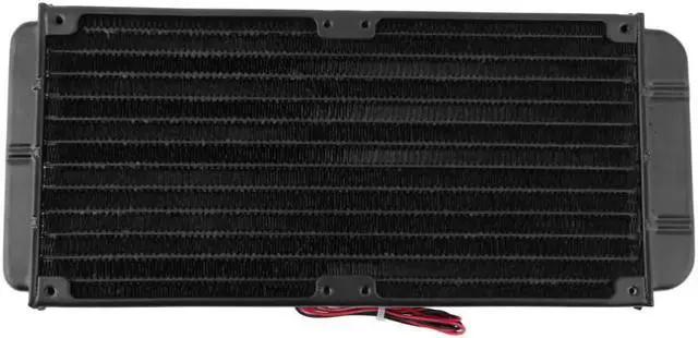 Alt view image 3 of 6 - Aluminum 240mm Water Cooling cooled Row Heat Exchanger Radiator Fan for CPU PC Wholesale
