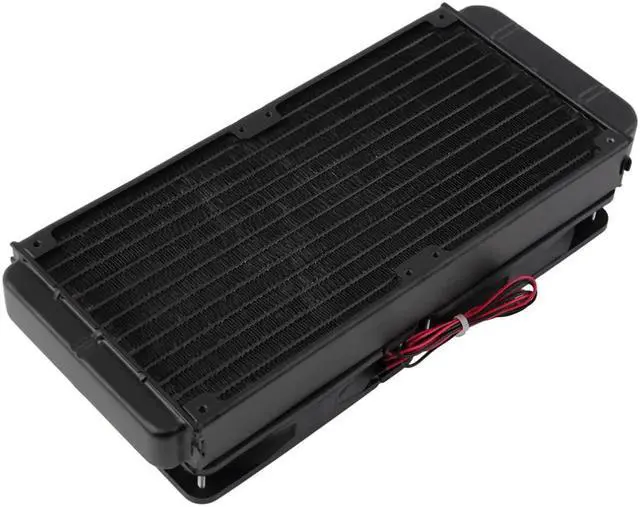 Alt view image 4 of 6 - Aluminum 240mm Water Cooling cooled Row Heat Exchanger Radiator Fan for CPU PC Wholesale