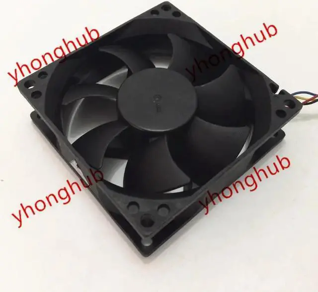 Alt view image 2 of 4 - AVC DS08025R12U P195 DC 12V 0.70A 80X80X25mm 4 Wire Server Cooling Fan