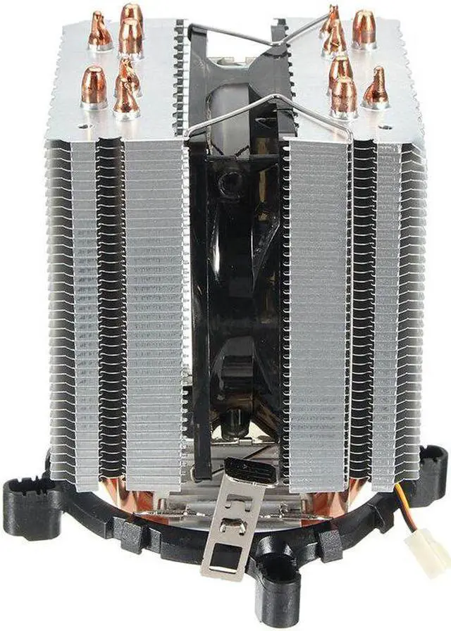 Alt view image 5 of 6 - LED Blue Light CPU Fan 6X Heat Pipe For Intel LAG 1155 1156 AMD Socket AM3/AM2 High Quality Computer Cooler Cooling Fan For CPU
