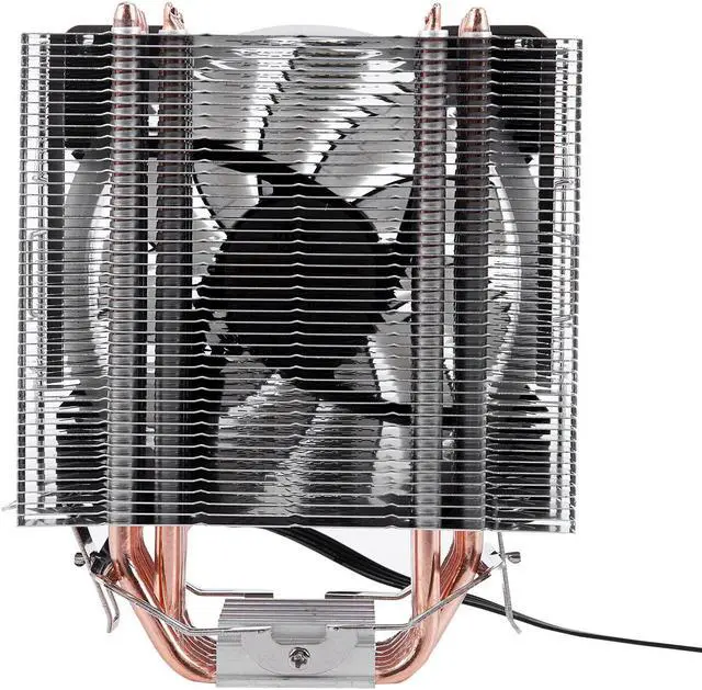 Alt view image 5 of 5 - 4PIN CPU cooler 6 heatpipe Single RGB LED fan cooling 12cm fan LGA775 1151 115x 1366 support Intel AMD