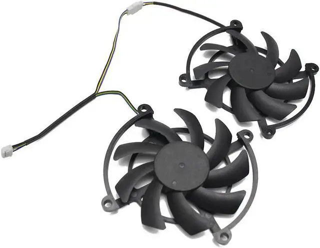 Alt view image 3 of 5 - 2PCS/lot for Colorful 1060 3GD5 GeForce GTX1070 iGame S GAMING GTX 1060 1070 Video Graphics card cooling fan