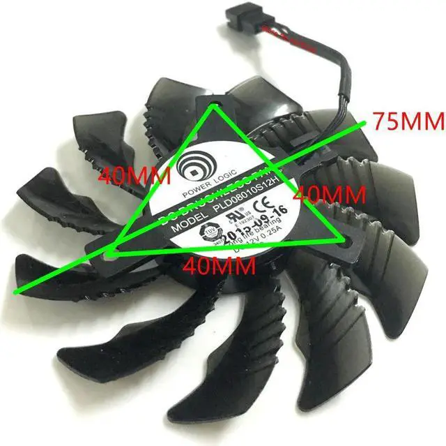 Alt view image 6 of 6 - 3pcs/set PLD08010S12HH gtx1080/1080TI 1070 Ti GPU Cooler For GIGABYTE GTX 1080 1070 Ti G1 Gaming 1060 G1 ROCK Video Card Cooling
