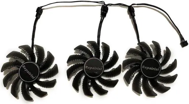 Alt view image 2 of 6 - 3pcs/set PLD08010S12HH gtx1080/1080TI 1070 Ti GPU Cooler For GIGABYTE GTX 1080 1070 Ti G1 Gaming 1060 G1 ROCK Video Card Cooling