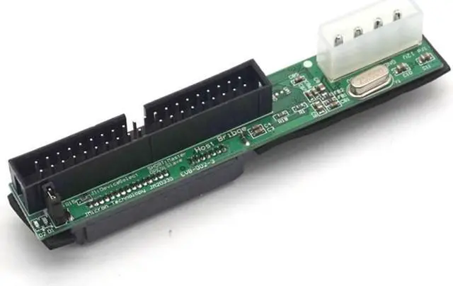 Alt view image 2 of 8 - 7+15Pin 2.5 Sata Female to 3.5 inch IDE Sata to IDE Adapter Converter Male 40 pin port for ATA 133 100 HDD CD DVD Serial