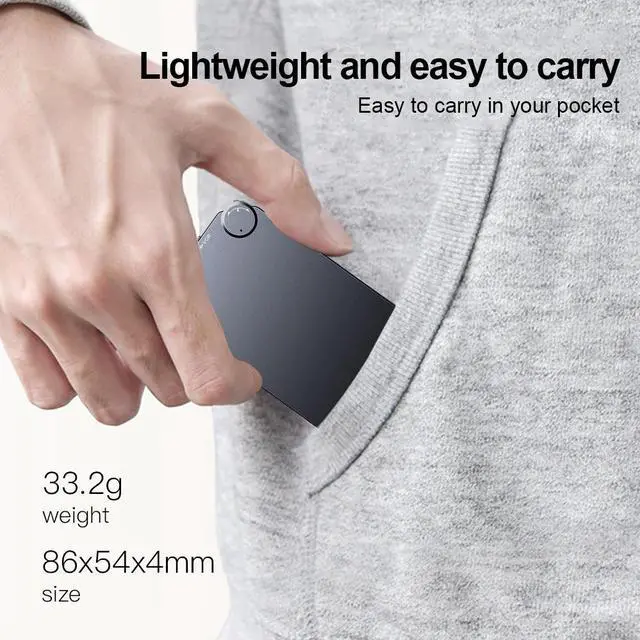 Alt view image 6 of 6 - 150Hours Ultra-thin Card Digtal Voice Recorder Oculta 32GB Mini Activated Professional Sound Record Micro Flash Drive Dictaphone(8GB)