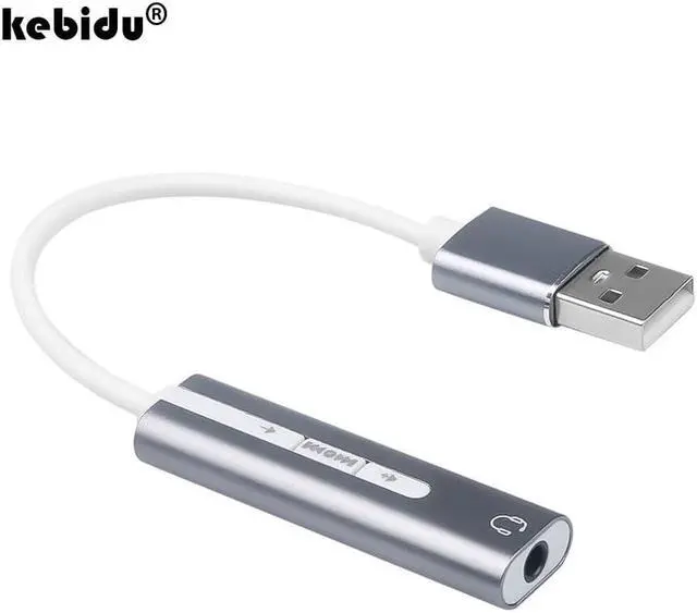 Main image of Type C External Sound Card 2 IN 1 3.5mm USB Audio Interface Microphone Headphone Adapter for PC Laptop USB Sound Card