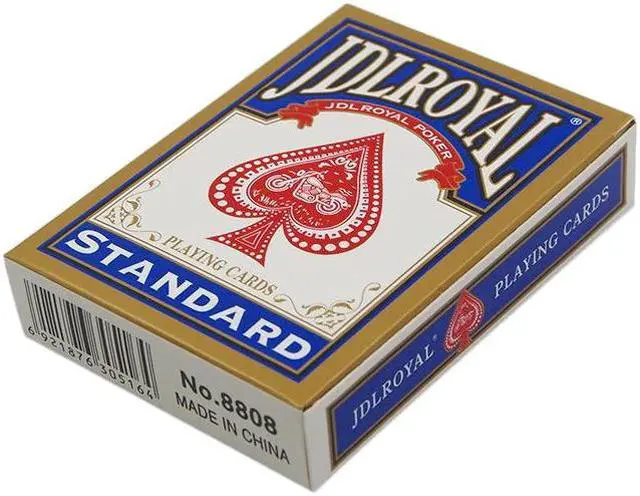 Alt view image 5 of 6 - Newest Jdlroyal Poker Red/Blue Regular Playing Cards Standard Sealed Decks Magic Tricks Poker Playing Cards Magice Tricks GYH