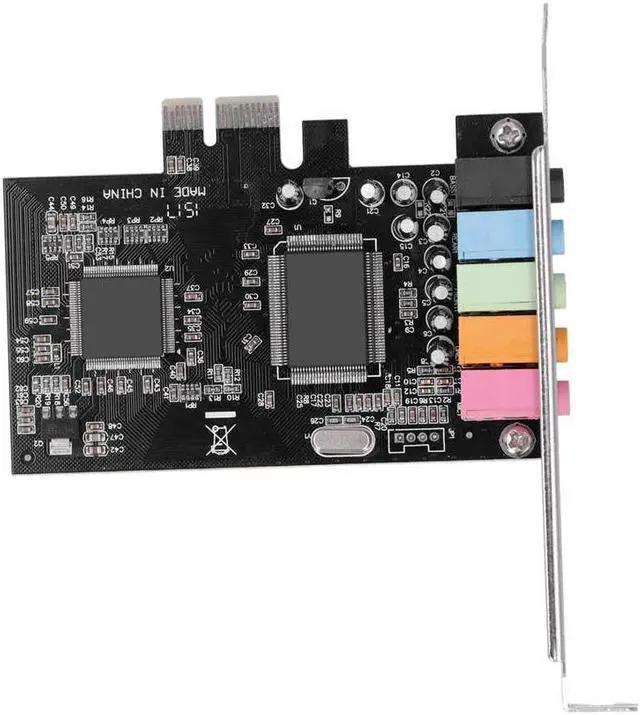 Alt view image 3 of 6 - PCI-E 5.1 Sound Card CMI8738 Chip Stereo Audio Card for Windows 7/for Vista/XP 32/64-bit PC Computer with PCI-Express Slot