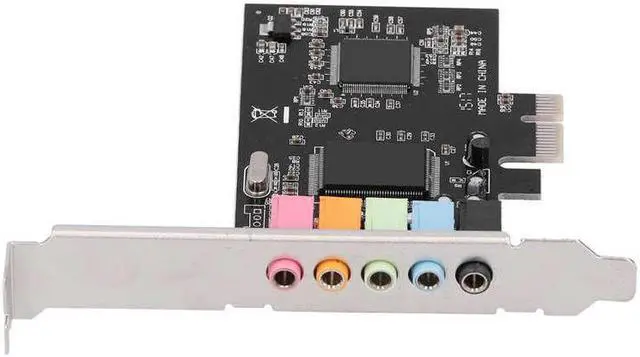 Alt view image 6 of 6 - PCI-E 5.1 Sound Card CMI8738 Chip Stereo Audio Card for Windows 7/for Vista/XP 32/64-bit PC Computer with PCI-Express Slot