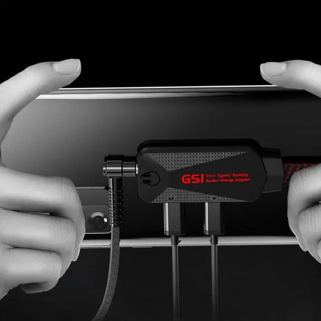 Alt view image 2 of 6 - 3in1 Hi-Res Gaming Sound Card Typc C To 3.5mm Connector Mobile Audio Sound Card With Charger Adapter For Samsung Huawei Xiaomi