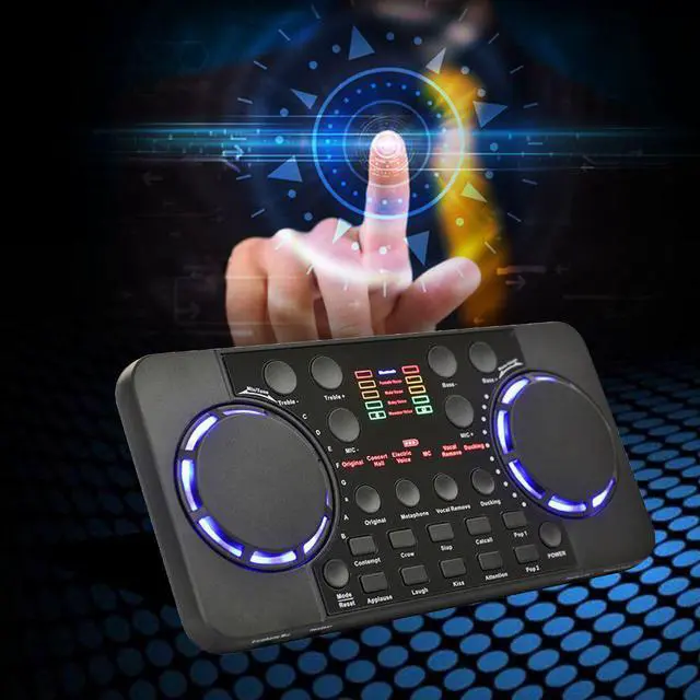 Alt view image 3 of 6 - Singing Recording Gaming Bluetooth 4.0 For Phone Computer Voice Changer Sound Card Portable Live Broadcast Accessories External