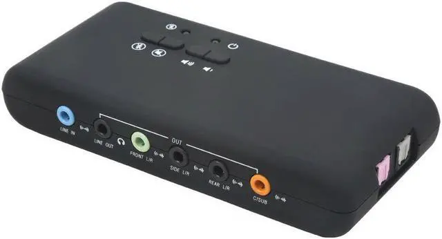 Alt view image 3 of 6 - Audio External 3D Interface Sound Card Surround Sound Stereo USB Recording Dynamic Digital Playback 7.1 Channel Optical Fiber