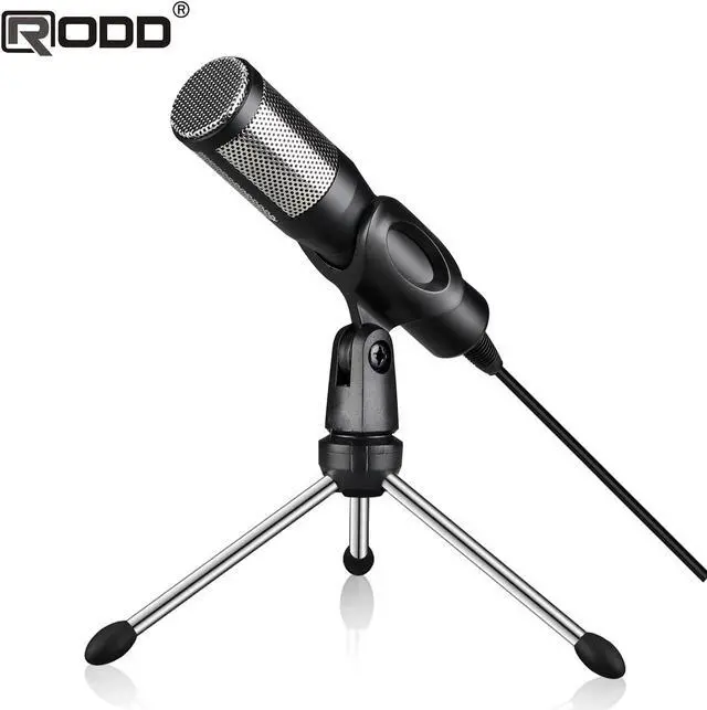 Alt view image 4 of 5 - USB Condenser Recording Metal Microphone For Laptop Studio Recording Vocals Voice Over sound card live broadcasting equipment