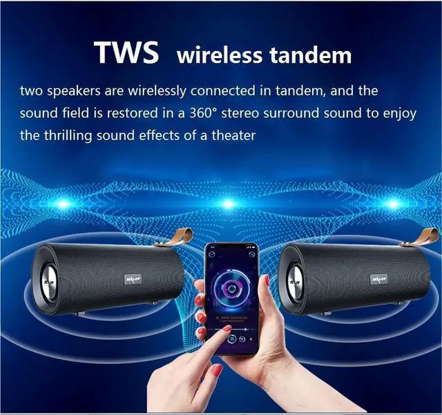 Alt view image 4 of 6 - ZEALOT S30 Wireless Bluetooth Speaker HIFI Portable Speakers Stereo Bass Sound Box Support TF Card,TWS,AUX,USB Flash Drive