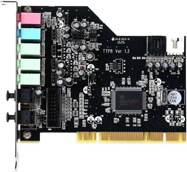 Alt view image 2 of 4 - High Quality Sound Card Terratec AUREON 5.1 SUN PCI built in Sound Card Fiber Input and Output and Microphone input