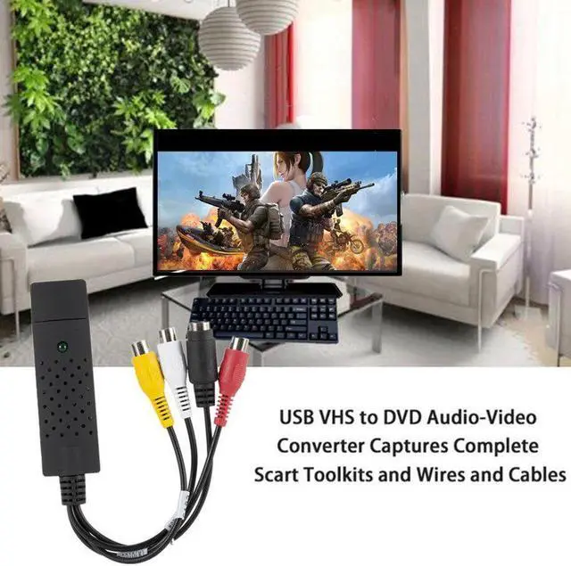 Alt view image 2 of 6 - USB 2.0 Video Capture Grabber Card adapter Chipset UTVF 007 TV DVD VHS Audio Capture S-video USB Converter for windows10