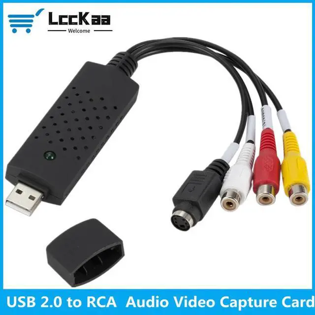 Main image of USB 2.0 Video Converter Audio Capture Card VHS to Digital Converter VHS Box VHS VCR TV to Digital Converter Support Win 7/8/10