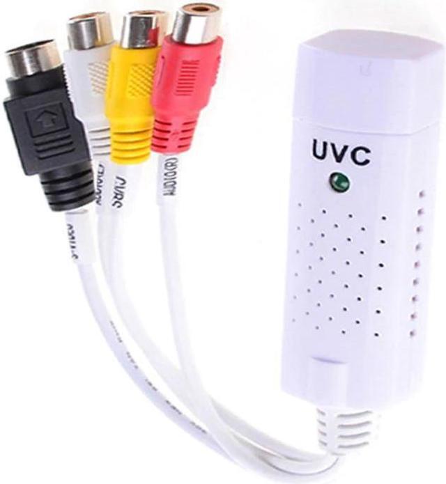 Alt view image 2 of 6 - UVC USB2.0 Video capture tv tuner card with Audio TV DVD VHS Audio AV Adapter Computer CCTV Camera Support WIndow 7/8 XP