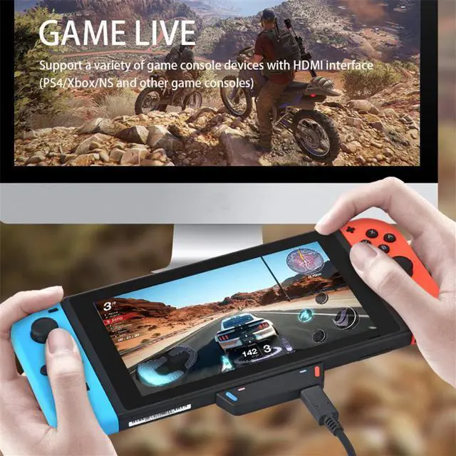 Alt view image 5 of 6 - Video Capture Card Lightweight Portable HD-MI Live Video Recorder USB2.0 Game Capture Card for Laptop PS4 Live Streaming
