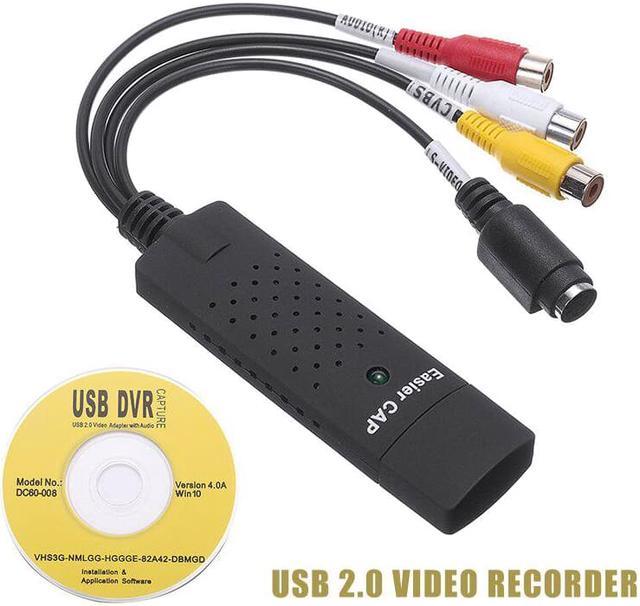 Single USB 2.0 Video Card Audio Video DVR to DVD VCR Converter Recorder Adapter Audio to Digital Converter Video Capturing Devices - Newegg.com
