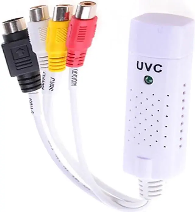 Main image of Portable UVC usb 2.0 Video & Audio Capture Card Adapter USB TV UVC Capture card vhs to dvd converter Support WIndow 7/8 XP