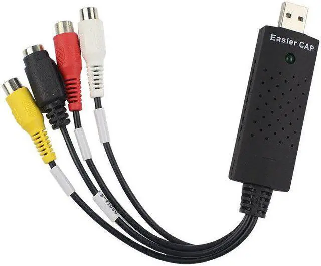 Alt view image 6 of 6 - Easiercap USB 2.0 Easier Cap Video Adapter 4 Channel TV DVD VHS Video Card for Windows 2000/XP/7/10 Vista Capture Drive Free 7AB7BA